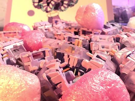 小兔的新衣,来自Keys U 工作室的Bunny轴,一款提前触底轻压力轴体,属于打字档的麻将音轴体。#麻将键盘 #客制化 #客制化键盘 #轴体 #轴体推荐