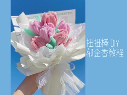 郁金香教程,看完知道艾特谁了吧~#手工diy #扭扭棒教程 #艾特你想艾特的人 #拒绝无聊的100种方式 #疫情下的生活