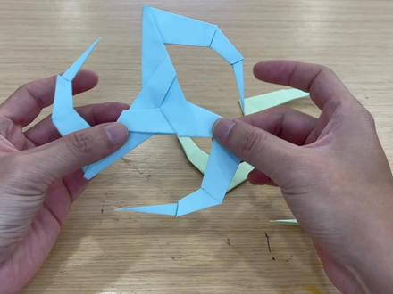 折纸|如何制作卡卡西的飞镖