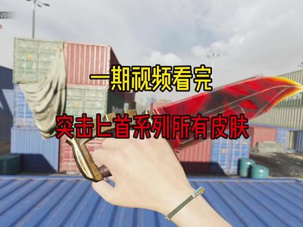 使命召唤手游所有突击匕首皮肤 #使命召唤手游 #codm