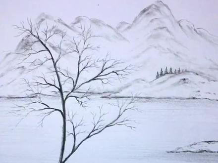 超级喜欢的一首千古藏头诗#江雪#古风插画