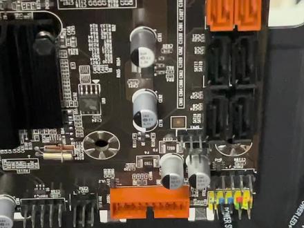 机器主板接线 x99双路