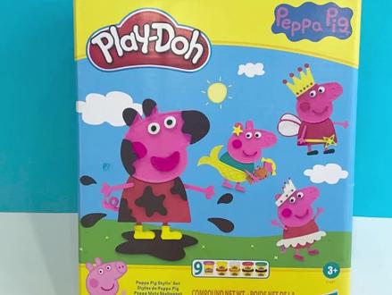 超简单的教程,轻松用彩泥做一个小猪佩奇#手工diy #小猪佩奇