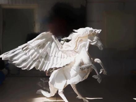 有手就会的天马折纸,艾特你有手的闺蜜来学!#折纸#教程#有手就行