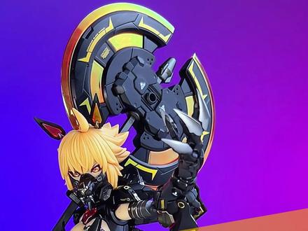 【¥228/拼装】核能矩阵 癫狼-Ver.夜影魔狼 #机娘