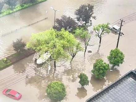 湖北特大暴雨,最大累计雨量接近500毫米 湖北中西部和南部遭遇强降雨过程,荆州市出现历史上首次特大暴雨,24小时累积雨量268.7毫米,打破历史纪录。#极端天气 #暴雨 #自然灾害