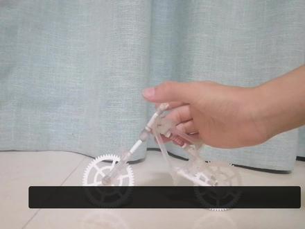 我竟用笔芯做出来个山地车?!#手工 #山地车#模型