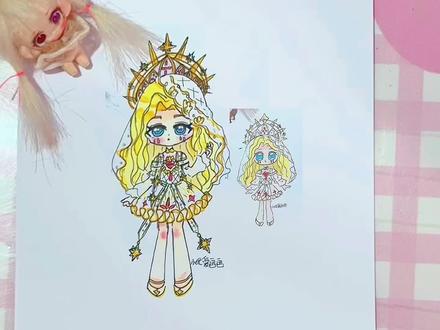 你们要的超自然薇薇安圣光之谕来啦#超自然行动组 #薇薇安 #简笔画 #同人