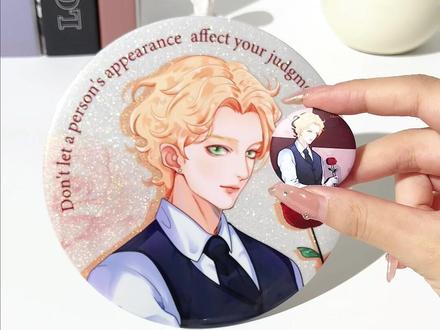 🏃柔造吧唧家族来报尺寸了!#柔造 #吧唧 #自印