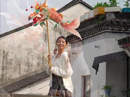 带上鳌鱼灯出游,做最飒的显眼包~#非遗文化 #手工diy #器物之美