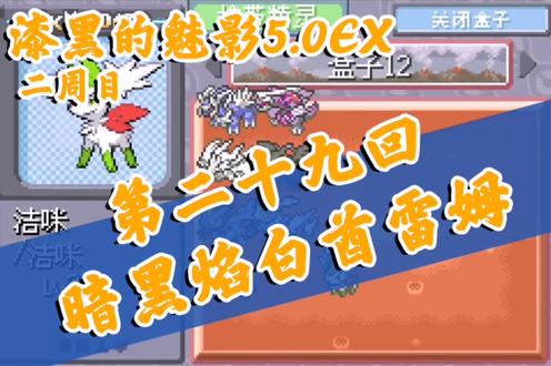 #口袋妖怪 #精灵宝可梦 通关攻略【131】漆黑的魅影5.0EX 第二十九回 暗黑焰白酋雷姆