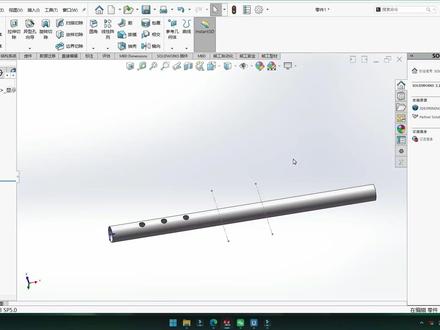 直管变弯管教程 学习SW欢迎私信 ,#SolidWorks教程 #SolidWorks钣金 #solidworks #机械设计 #三维建模 #软件教学#钣金