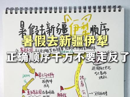 暑假去新疆伊犁的正确顺序!#新疆旅游攻略 #新疆旅游避坑 #新疆旅游推荐官#赛里木湖旅游攻略 #伊犁
