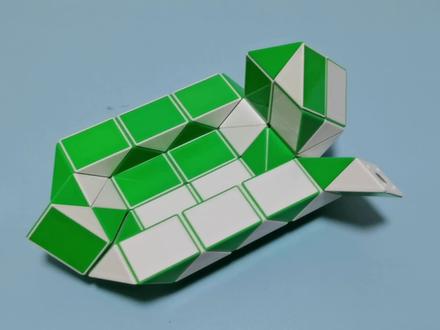 解说48段魔尺变摩托艇 #魔尺 #魔尺教程48段 #益智玩具