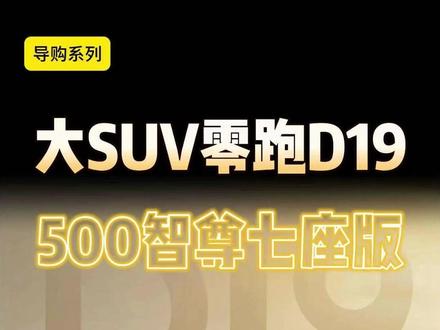 零跑D19买哪个版本最好? #尹哥普及新能源