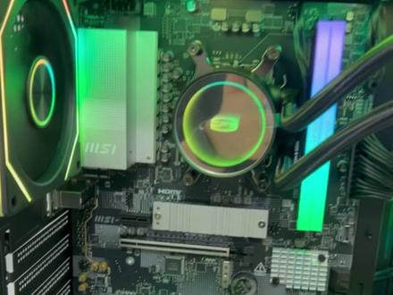 颜值超高的7800X3D+5060Ti水冷主机 #diy电脑 #7800x3d #水冷电脑 #5060显卡 #装机