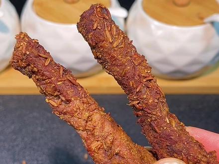 自己做纯牛肉干,肉的来源放心!不用担心是别的动物肉了#牛肉干 #空气炸锅美食