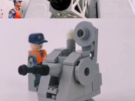 喜欢这种拼搭简单造型逼真的乐高moc1130近防炮吗?#我爱拼模型#这是小时候就想要的玩具吧 #有男生会拒绝这个玩具吗