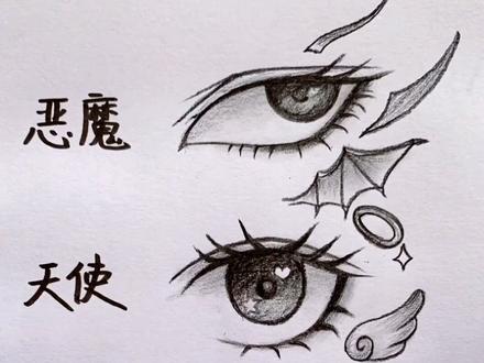教你四种眼睛画法,你喜欢哪一种眼睛?#画画教程 #画眼睛