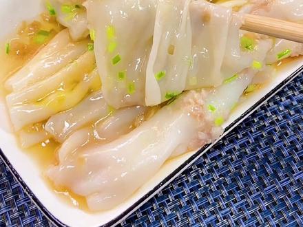 最简单零失败的肠粉教程,记得收藏,在家随时都可以蒸上一份嫩滑好吃的肠粉#肠粉 #美食