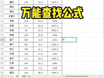 告别逐行查找,一个公式批量提取对应数据 #干货分享#office办公技巧#wps表格#文员日常#职场加分技能