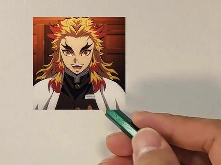 好久没画鬼灭了#炎柱 #手绘 #鬼灭之刃