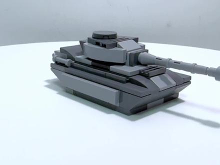 教大家用几块积木搭建一辆主战坦克#乐高moc #积木搭建 #拼装模型 #玩积木的王子