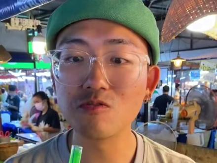 五颜六色的吸管果冻,选择困难症要上线了#泰国路边摊