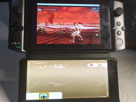 【黑科技双屏版?】PC掌机_GPDWIN3_玩《新光之神话帕鲁迪娜之镜》