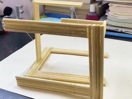 反重力悬浮摆件 #物理 #悬浮手工 #初三 #拉张结构 #手工打造