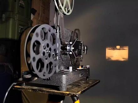德国老科技 一台双孔电影胶片机 民国时期老外如何在家看电影