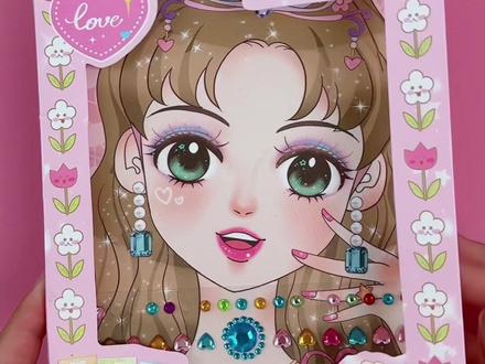 #创意画 换装小公主#宝宝爱画画 亲子#玩具总动员