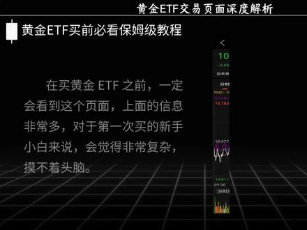 买黄金ETF必看的保姆级教程。#黄金 #黄金ETF #白银 #黄金买卖 #贵金属