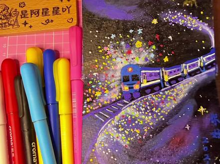 #丙烯马克笔手绘 #上热门 #手绘#抖音精选#零基础学画画 一起来画吧,别忘了点关注哟!