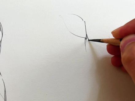 胳膊不会画的看这里 #零基础学画画 #绘画 #线稿 #画画