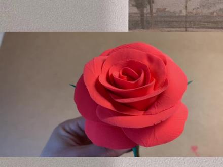 浪漫很简单,每天给你的他(她)做一朵不同颜色的玫瑰花吧!看哪天可以攒够99朵#超轻粘土手工 #粘土玫瑰花 #一束花的仪式感 #手工教程 #幼儿园手工 #粘土教程