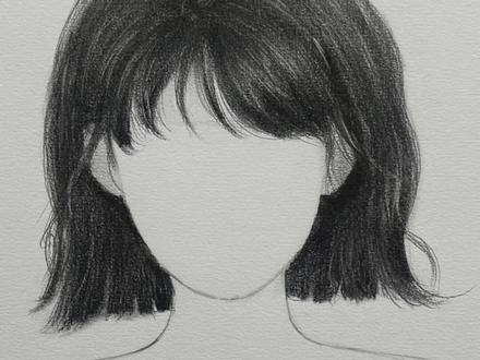 短发教程来啦!#素描基础 #素描 #素描头发