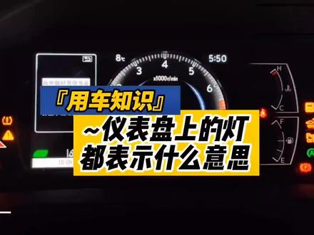 汽车仪表盘上这么多故障灯,到底都是什么意思?你真的了解吗?#抖音汽车 #汽车知识 #带你懂车