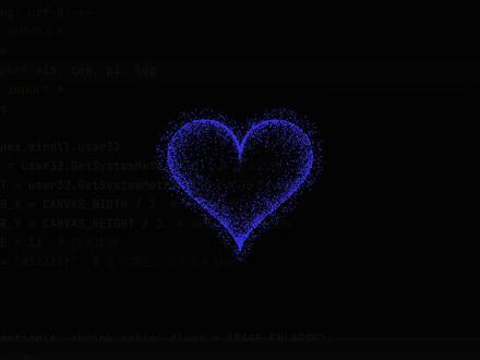 如何通过Python来制作爱心代码?看完这个你就知道了!#python #编程 #干货分享 #教学 #程序员