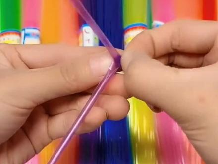 #编织教程 #手工diy荧光星星塑料管子折叠玫瑰星星管塑料星星管折叠弱光幸运五角星星 @DOU+上热门