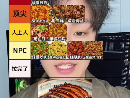 下饭菜从夯到拉#特效 #特效教程 #从夯到拉特效