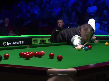 最新比赛,艾伦开场就是一套疯狂的五连鞭,6:2轻取塞尔比,半决赛会师赵心童!#斯诺克 #台球 #赵心童 #马克艾伦 #球员锦标赛
