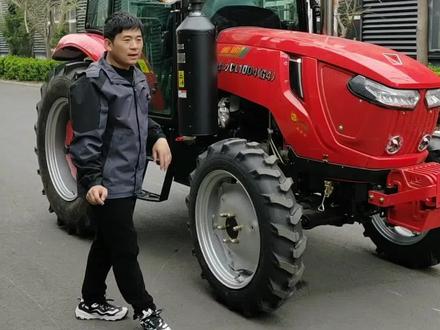 常力1004型100马力四轮拖拉机,厂家直销,国四机型享受国家购机补贴 补贴两万来块#拖拉机 #农机补贴产品 #1004拖拉机
