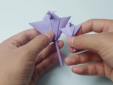 折纸星河战舰,小的是大纸的四分之一#折纸 #手工 @抖音小助手