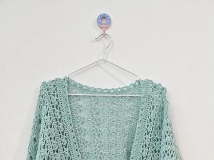 紫色镂空钩针开衫教程来啦#钩针编织 #钩针开衫