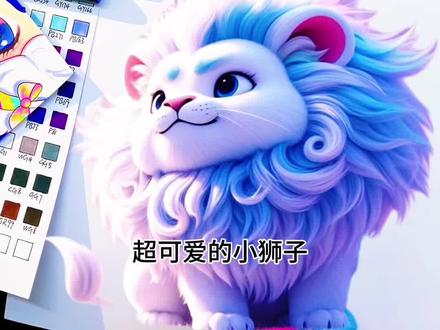 #上热门🔥 小狮子简笔画#简笔画画 #画画 #简笔画 #零基础学画画