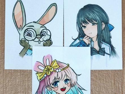 画自己的粉丝头像 画到你了吗?#二次元 #画粉丝头像 #你来说我来画 #画画 #绘画