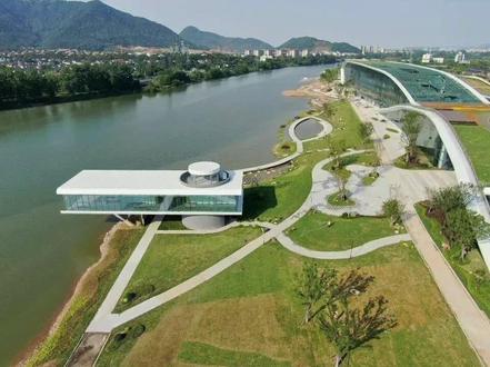 杭州富阳区北支江亚运会,皮划艇,急旋回流比赛场馆……
