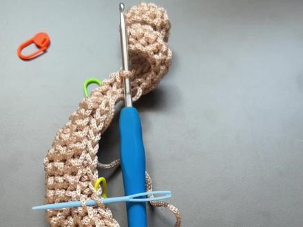 月牙包 美人手袋教学视频 第3至8层 #手工 #钩织包包