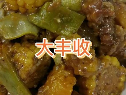 大丰收!一定会有人说,你为啥不当放玉米饼,不放茄子#热门 #美食